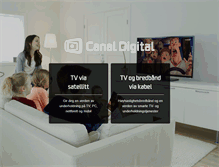 Tablet Screenshot of canaldigital.no