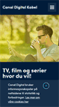 Mobile Screenshot of kabel.canaldigital.no