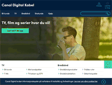 Tablet Screenshot of kabel.canaldigital.no